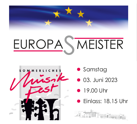 Flyer zum Sommerlichen Musikfest 2023