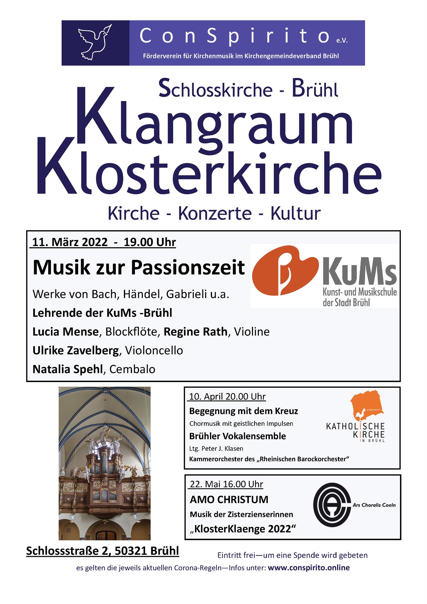 Klangraum Klosterkirche Plakat