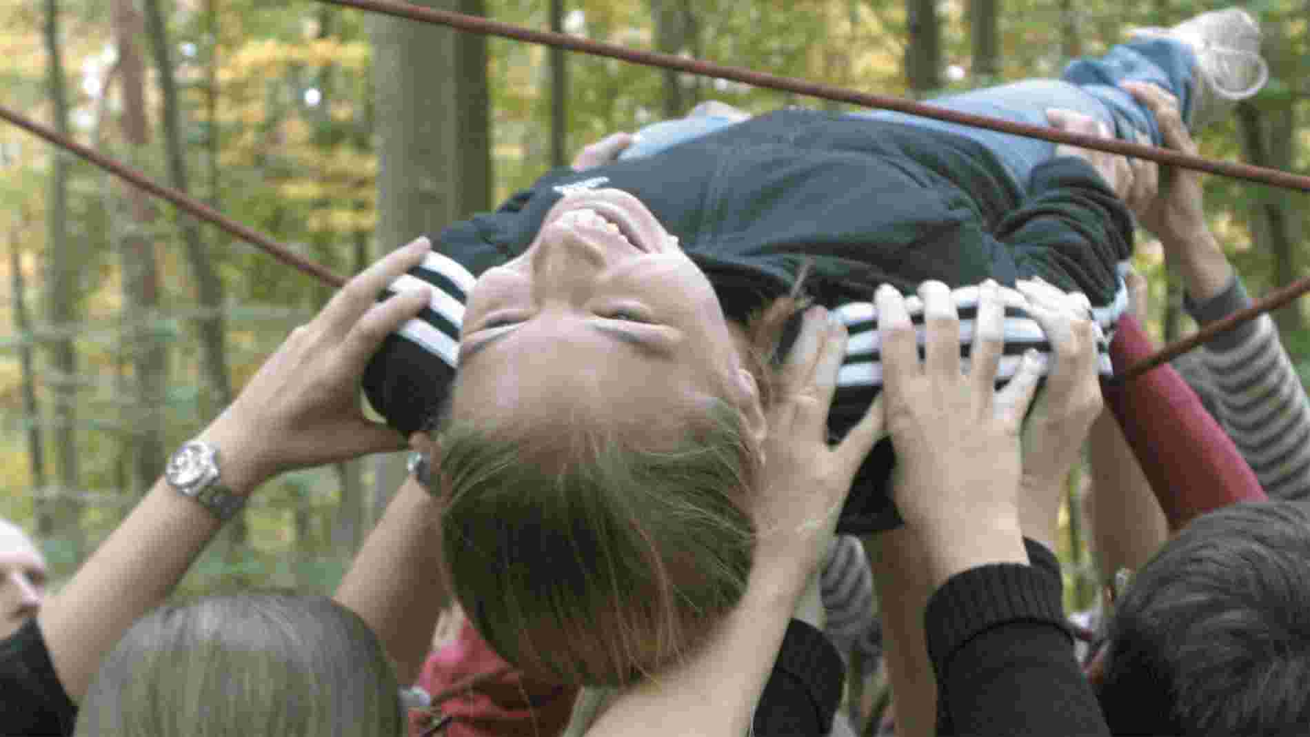 Teambuilding im Kletterwald Schwindelfrei