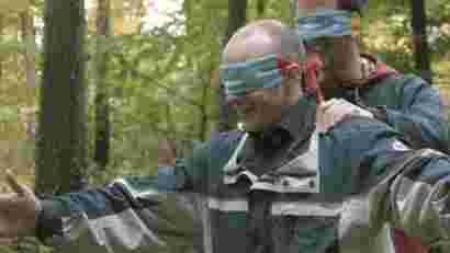 Teambuilding im Kletterwald Schwindelfrei (c) Kletterwald Schwindelfrei